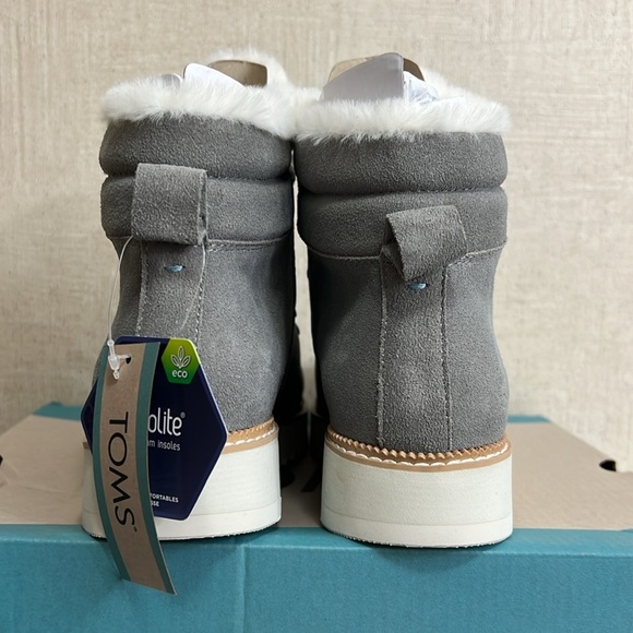 BRAND NEW WOMEN’S TOMS MOJAVE WATER RESISTANT CEMENT OILED NUBUCK/SUEDE SIZE 7.5 - Picture 5 of 11